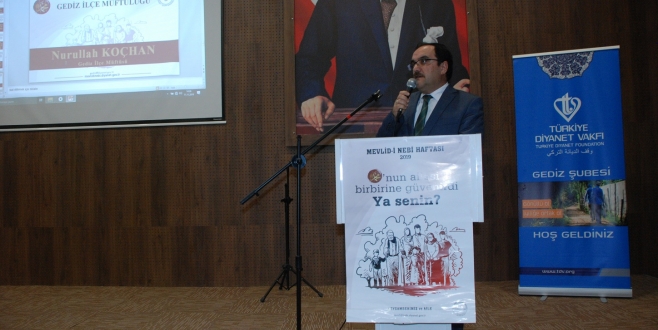 Gediz’de “Hz. Peygamberimiz ve Aile” Temalı Program