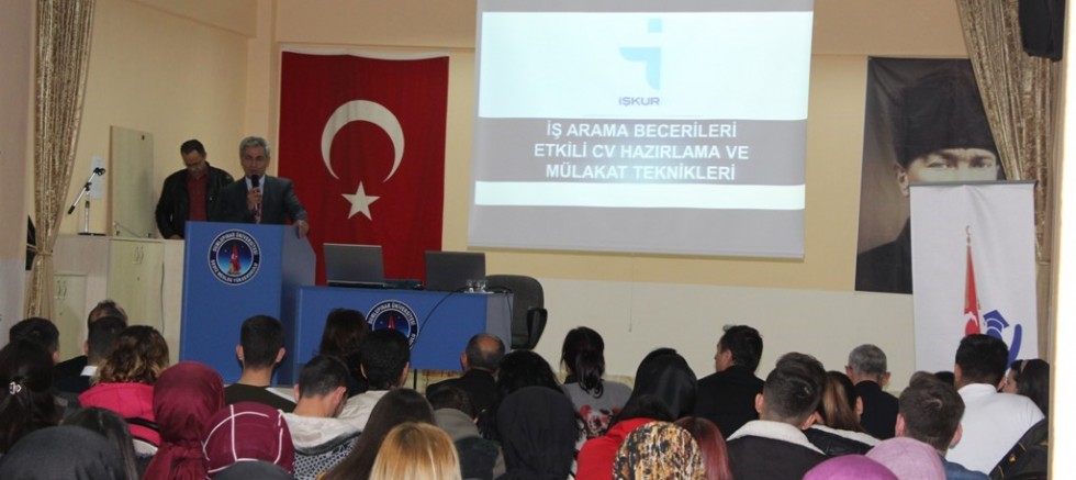 GEDİZ MYO’da DPÜ-KAMER ve İŞKUR Ortaklığında Kariyer Eğitimleri Etkinliği Semineri verildi