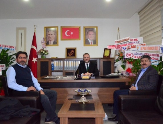 BAŞKAN AKÇADURAK VE BAŞKAN YÖRÜK, İL BAŞKANI SEBAHATTİN CEYHUN’U ZİYARET ETTİ