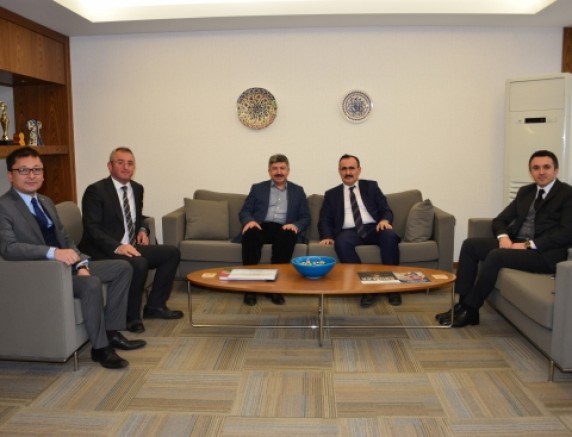 GENEL MÜDÜR YRD.OKUR,BAŞKAN AKÇADURAK’I ZİYARET ETTİ