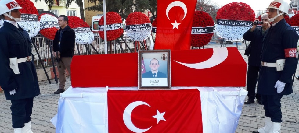 Şehit Uzman Onbaşı Ahmet Tunç son yolculuğuna uğurlandı