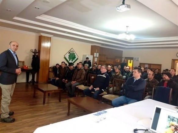 Gediz’de yangın gönüllülerine eğitim