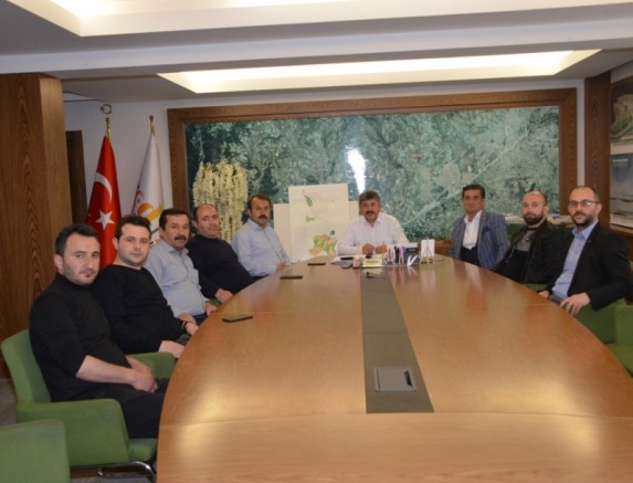 BAŞKAN ATAŞ’DAN, BAŞKAN AKÇADURAK’A ZİYARET