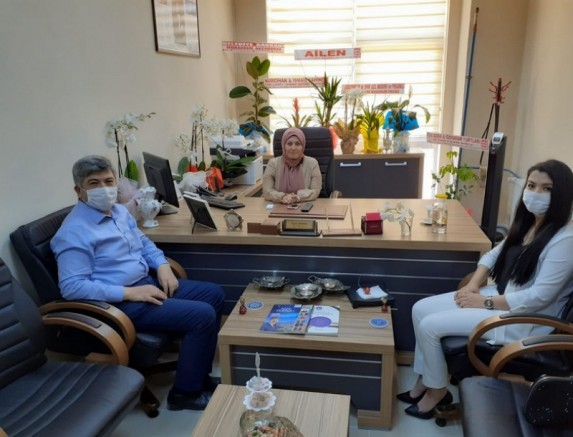 BAŞKAN AKÇADURAK’TAN, KYK MÜDÜRÜ FİGEN BÖREKE ZİYARET