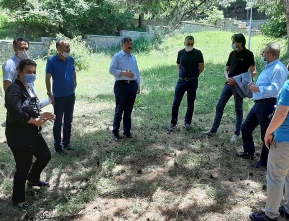 KÜTAHYA MİLLETVEKİLİ AHMET TAN ve GEDİZ BELEDİYE BAŞKANI MUHARREM AKÇADURAK, MURATDAĞI KIZILAY KAMP MERKEZİNDE İNCELEMELERDE BULUNDU