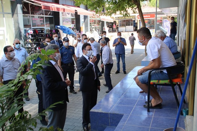 Gediz’de Korona virüs denetimleri