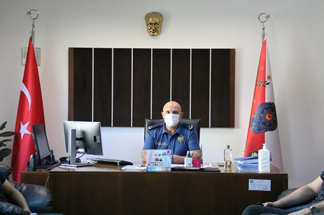 YENİ EMNİYET MÜDÜRÜ HALİL KONCA GÖREVİNE BAŞLADI