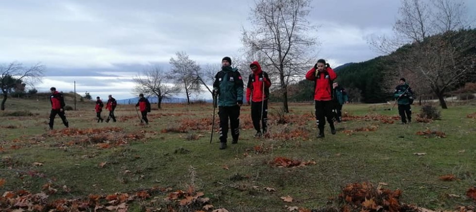 Kayıp kadını arama çalışmalarına destek