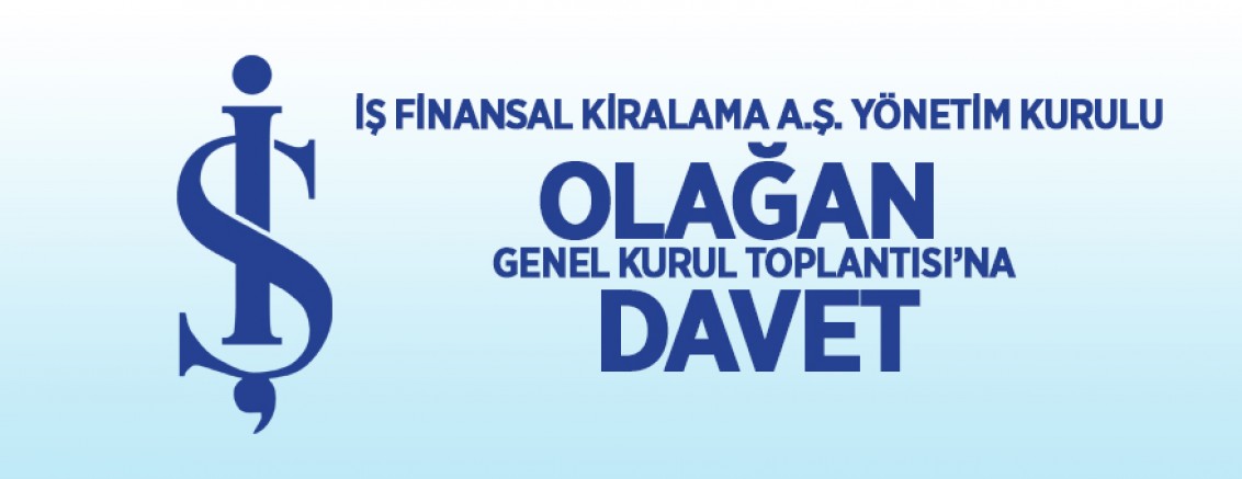 Olağan genel kurul toplantısına davet