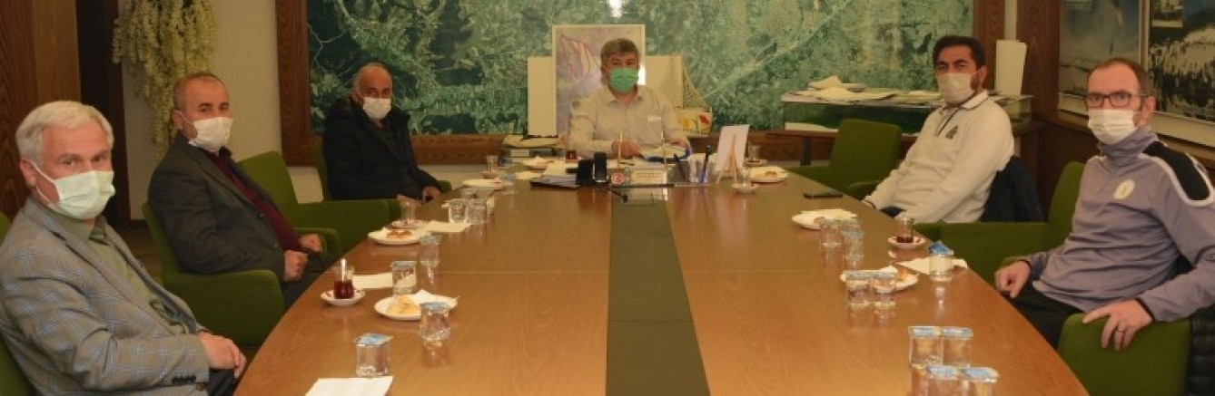 Gediz Amatör Spor Kulüpleri’nden,  Başkan Akçadurak’a Ziyaret