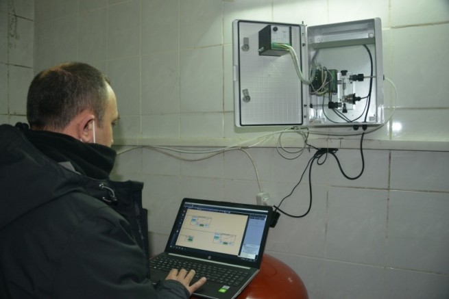 Gediz Belediyesi klorlama sistemi kurdu