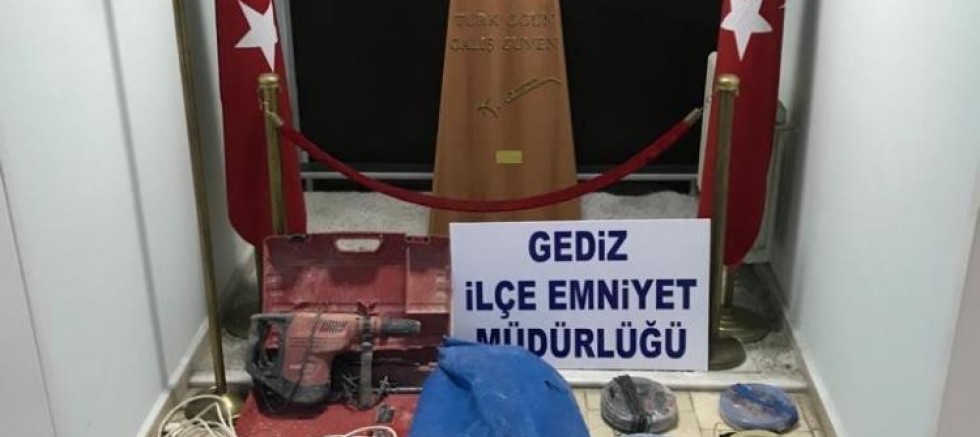 Gediz’de inşaat malzemesi çalan şahıs gözaltına alındı