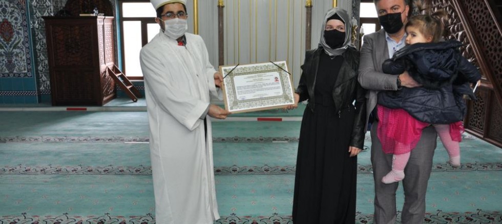 Ukraynalı gelin Müslüman oldu