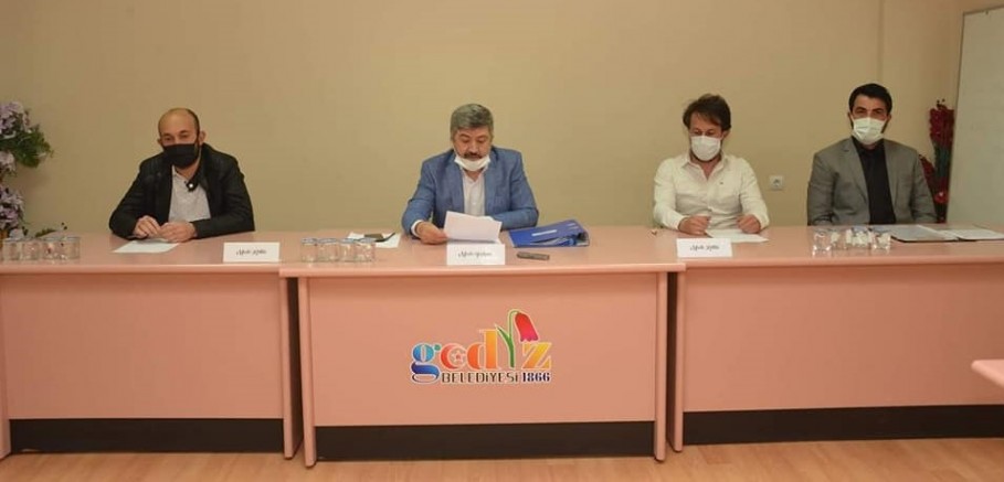 GEDİZ BELEDİYE MECLİSİN’DE ORTAK BİLDİRİYLE İSRAİL’E KINAMA;