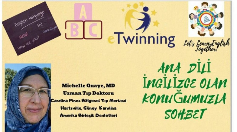 Kütahyalı öğrenciler Amerikalı Uzman Doktor Mıchelle Quaye ile buluştu