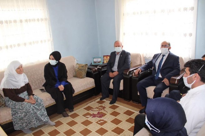 Kaymakam Özay’dan şehit ailesine ziyaret