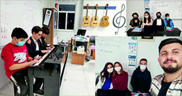 GEDİZ HALK EĞİTİMİ MERKEZİNDE PİYANO KURSU AÇILDI