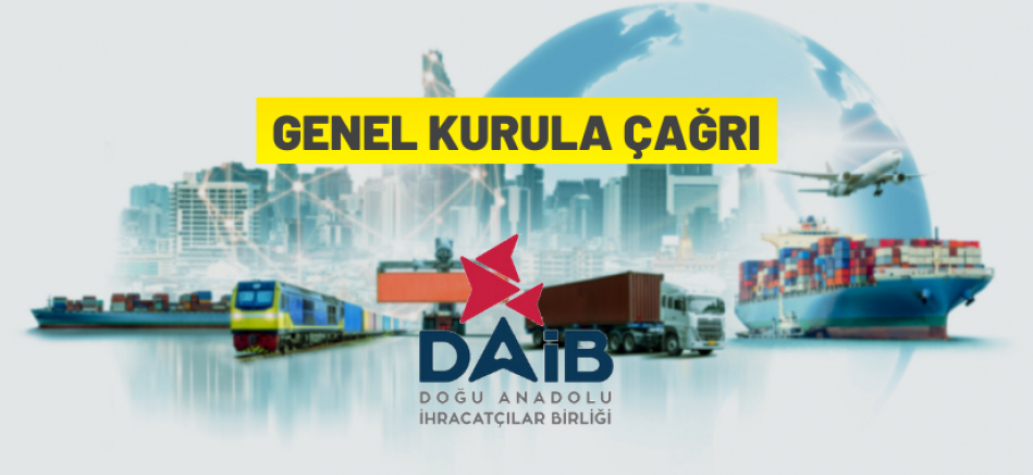 Doğu Anadolu İhracatçılar Birliği Genel Kurulu toplanıyor