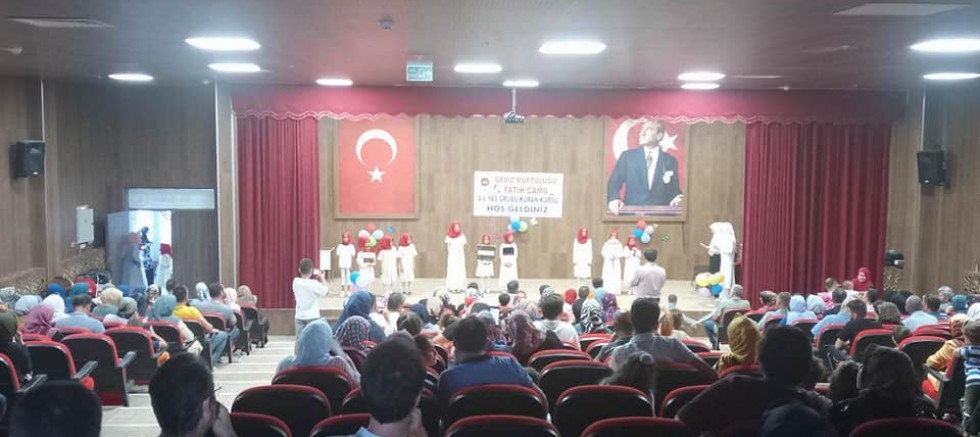 Gediz’de yaz kuran kursu kapanış programı
