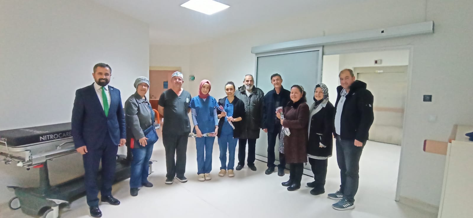 GEDİZ İYİ PARTİ İLÇE BAŞKANLIĞINDAN ANESTEZİ TEKNİKERLERİNİ ZİYARET