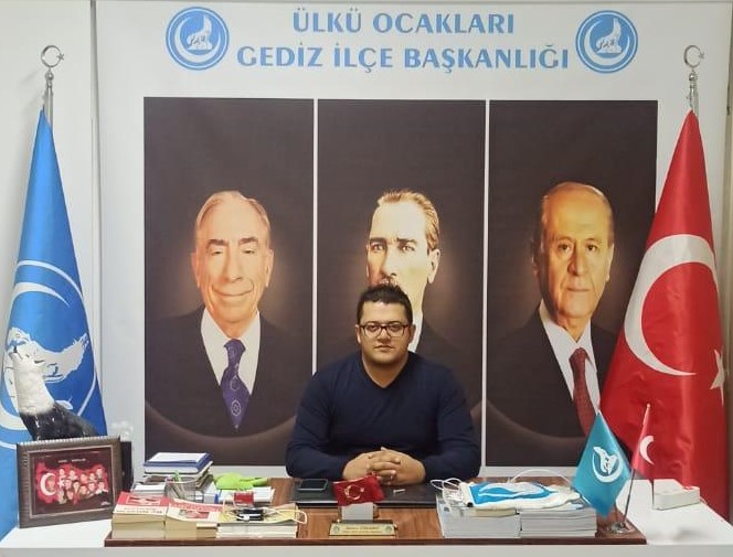 GEDİZ’ÜLKÜ OCAKLARINDAN İSVEÇLİ PROVOKATÖRE TEPKİ