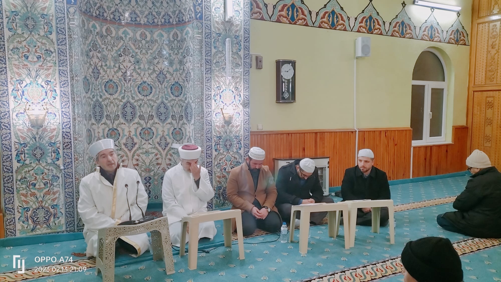 Depremde vefat eden Hatay Müftüsü Ömer Faruk Bilgili ve vatandaşlar için mevlid-i şerif programı