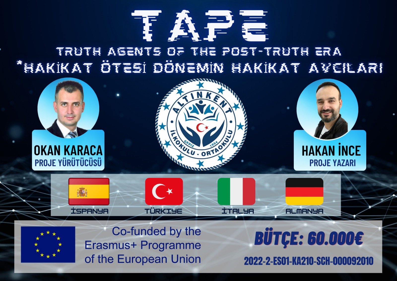 Altınkent Ortaokulu 4.Erasmus projesi ile 60 bin Euro hibeye hak kazandı