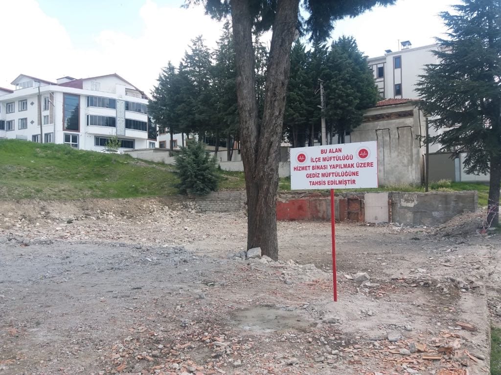 GEDİZ MÜFTÜLÜĞÜNE YENİ HİZMET BİNASI YAPILACAK