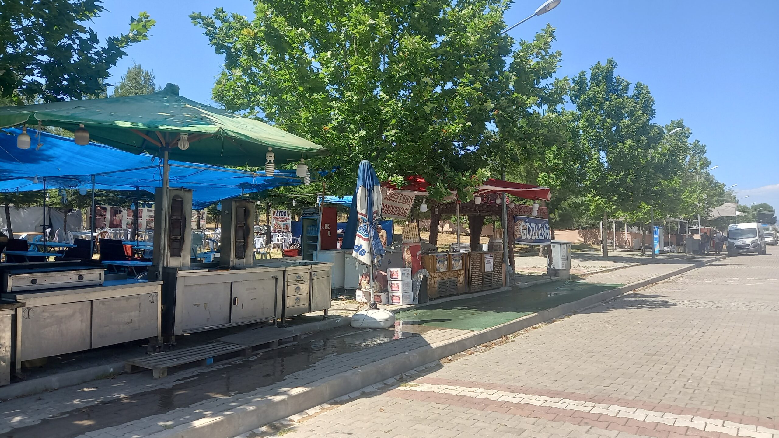 GEDİZ TARHANAFESTİVALİ İÇİN ESNAFLAR YERLERİNİ ALMAYA BAŞLADI