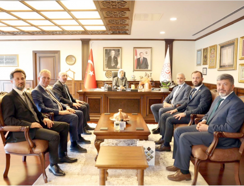 GEDİZ BELEDİYE BAŞKANI MUHARREM AKÇADURAK VE YENİ İLÇE BAŞKANI OSMAN YILMAZ ANKARADA ÇEŞİTLİ ZİYARETLER GERÇEKLEŞTİRDİLER