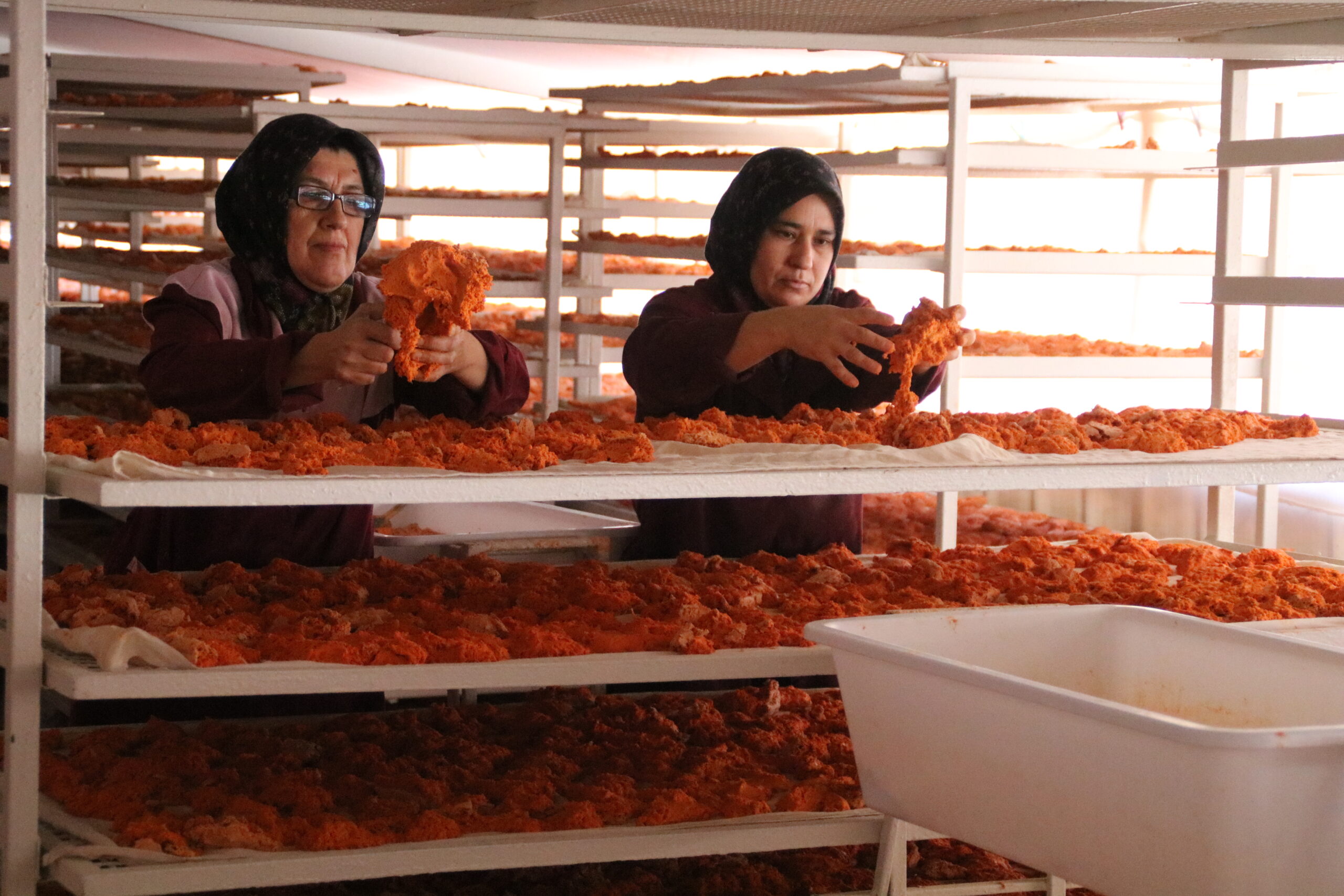 TARHANA ÜRETİCİSİ ARİFE AZMANLI, “KIŞIN ANTİBİYOTİĞİNİ ÜRETİYORUZ”