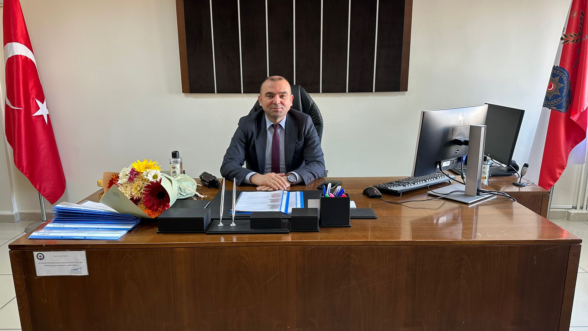 GEDİZ İLÇE EMNİYET MÜDÜRÜ BARIŞ TOSUN GÖREVE BAŞLADI