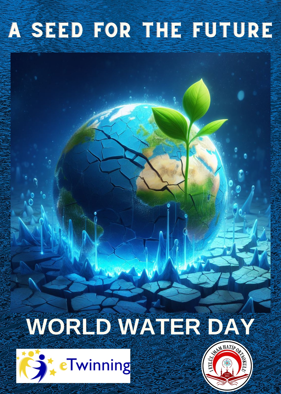 GEDİZ’DE ÖĞRENCİLERDEN DÜNYA SU GÜNÜNE ÖZEL AFİŞ TASARIMI