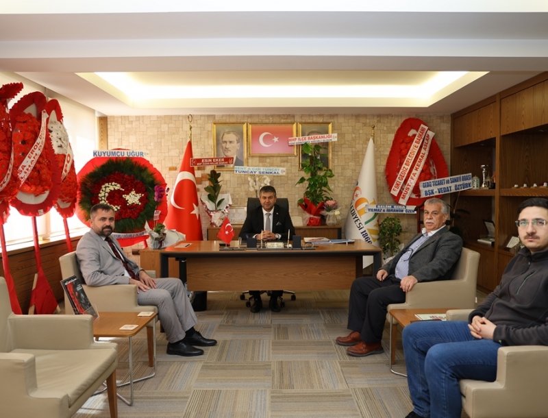 BAŞKAN AKEL’E HAYIRLI OLSUN ZİYARETLERİ ARALIKSIZ DEVAM EDİYOR