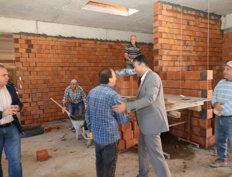 GEDİZ’DE AŞEVİ İNŞAATI DEVAM EDİYOR