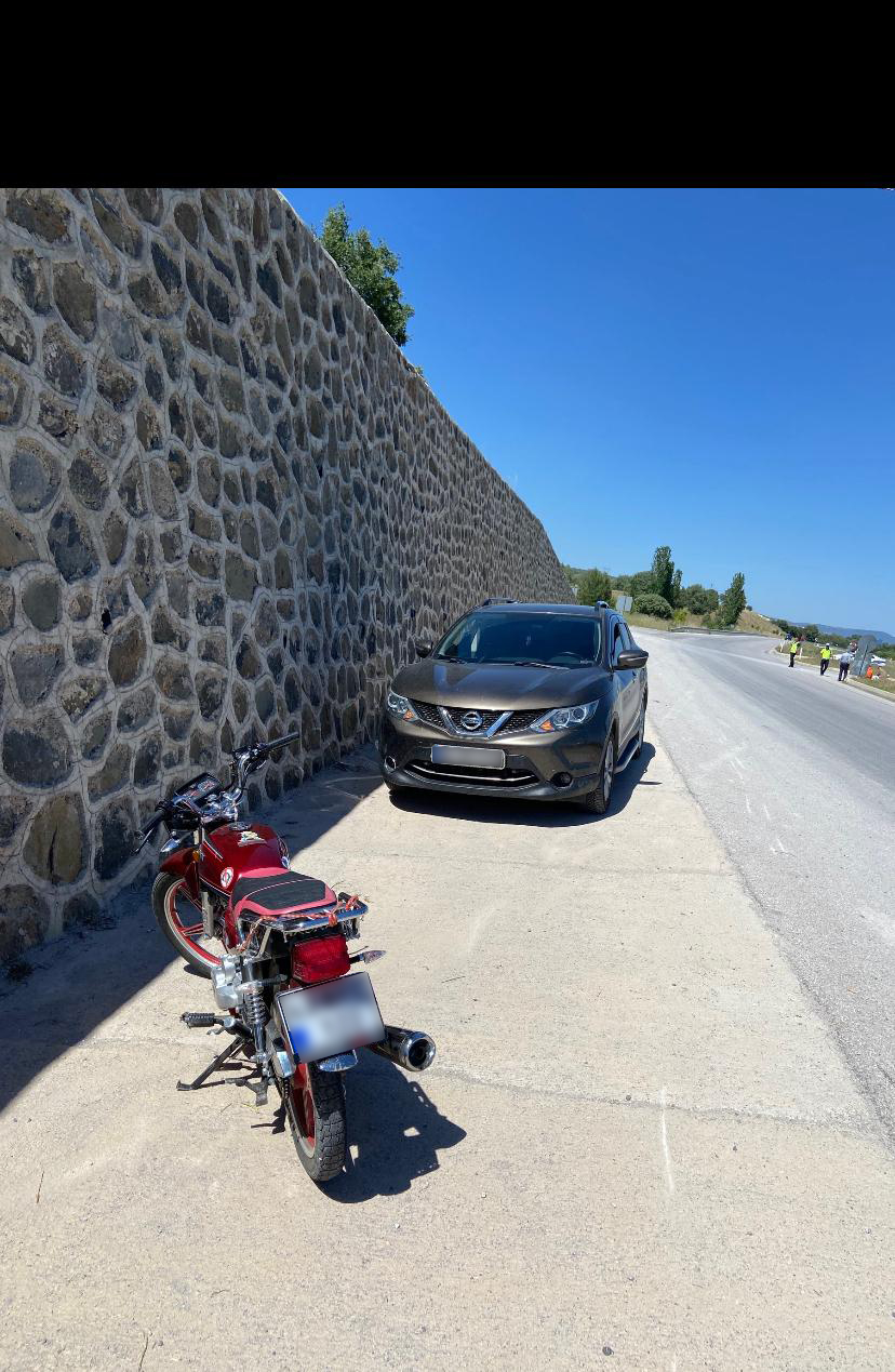 GEDİZ’DE TRAFİK KAZASI 1 YARALI