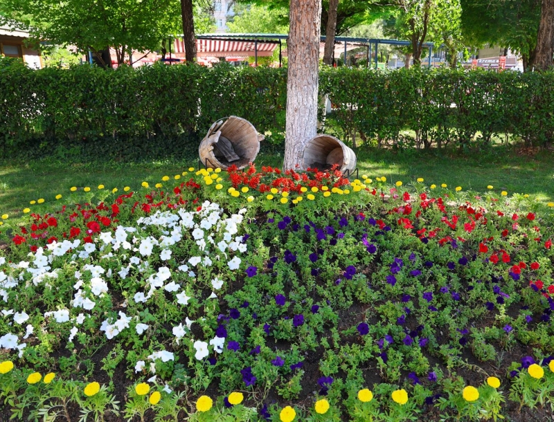 GEDİZ ÇİÇEKLERLE GÜZELLEŞİYOR