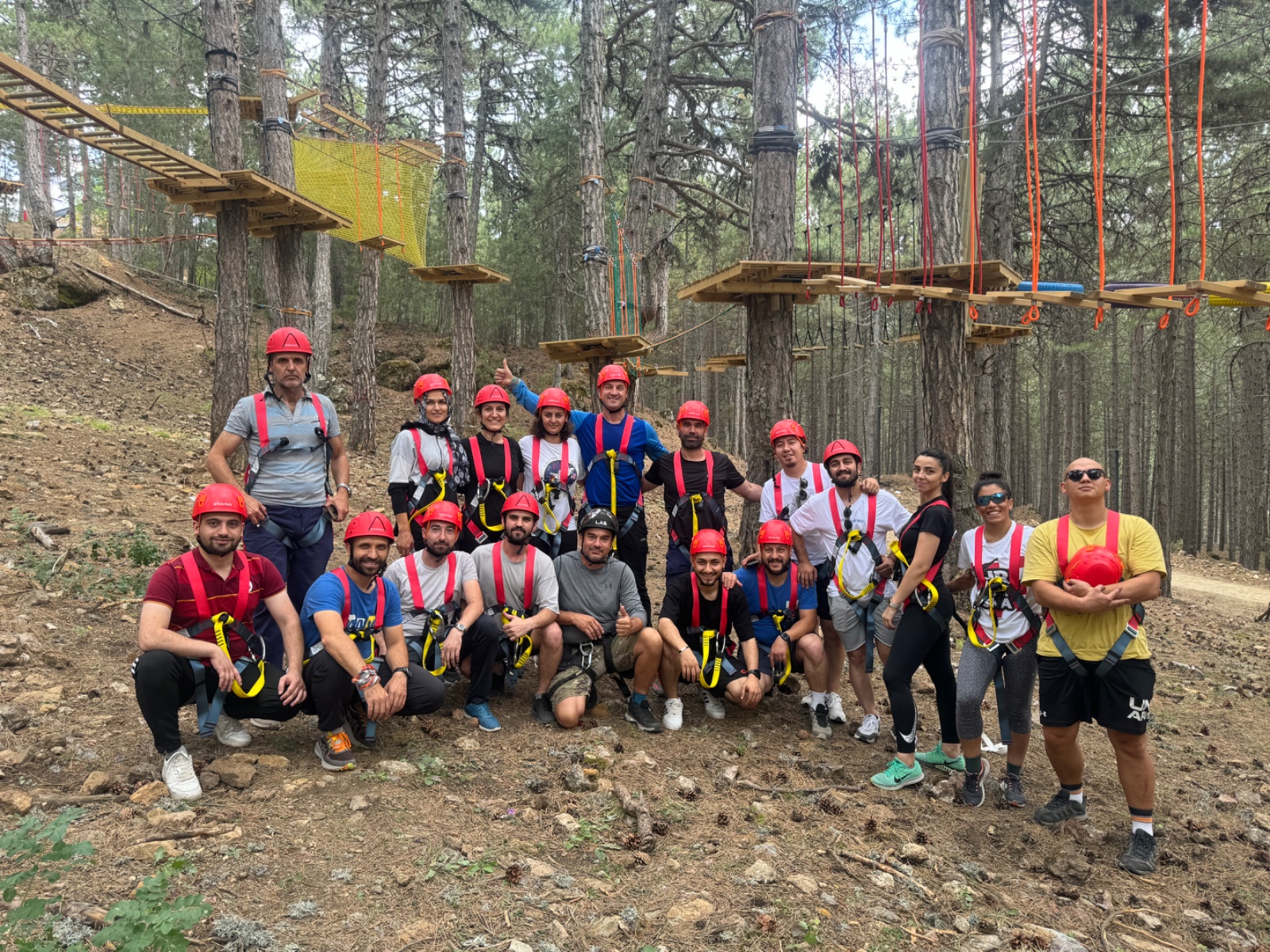 GEDİZ’DE MACERA İP PARKURU EĞİTİMLERİ SONA ERDİ