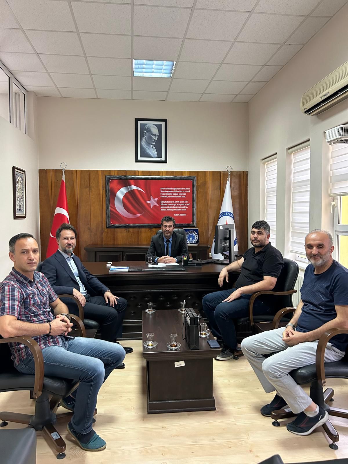 GEDİZ MYO MÜDÜRÜ FAKÜLTE İÇİN ÇALIŞMALARA BAŞLADI