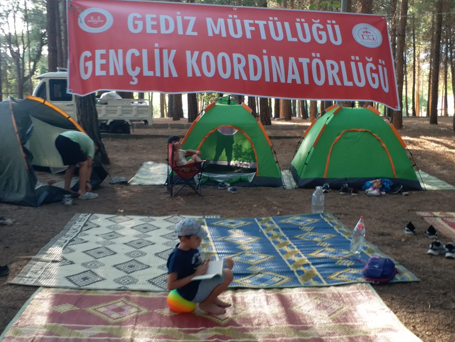 GEDİZ’DE YAZ KUR’AN KURSU ÖĞRENCİLERİ KAMPTA BULUŞTU