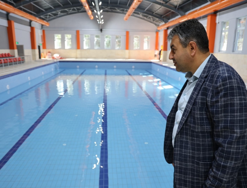 YARI OLİMPİK YÜZME HAVUZUNDA SONA YAKLAŞILDI