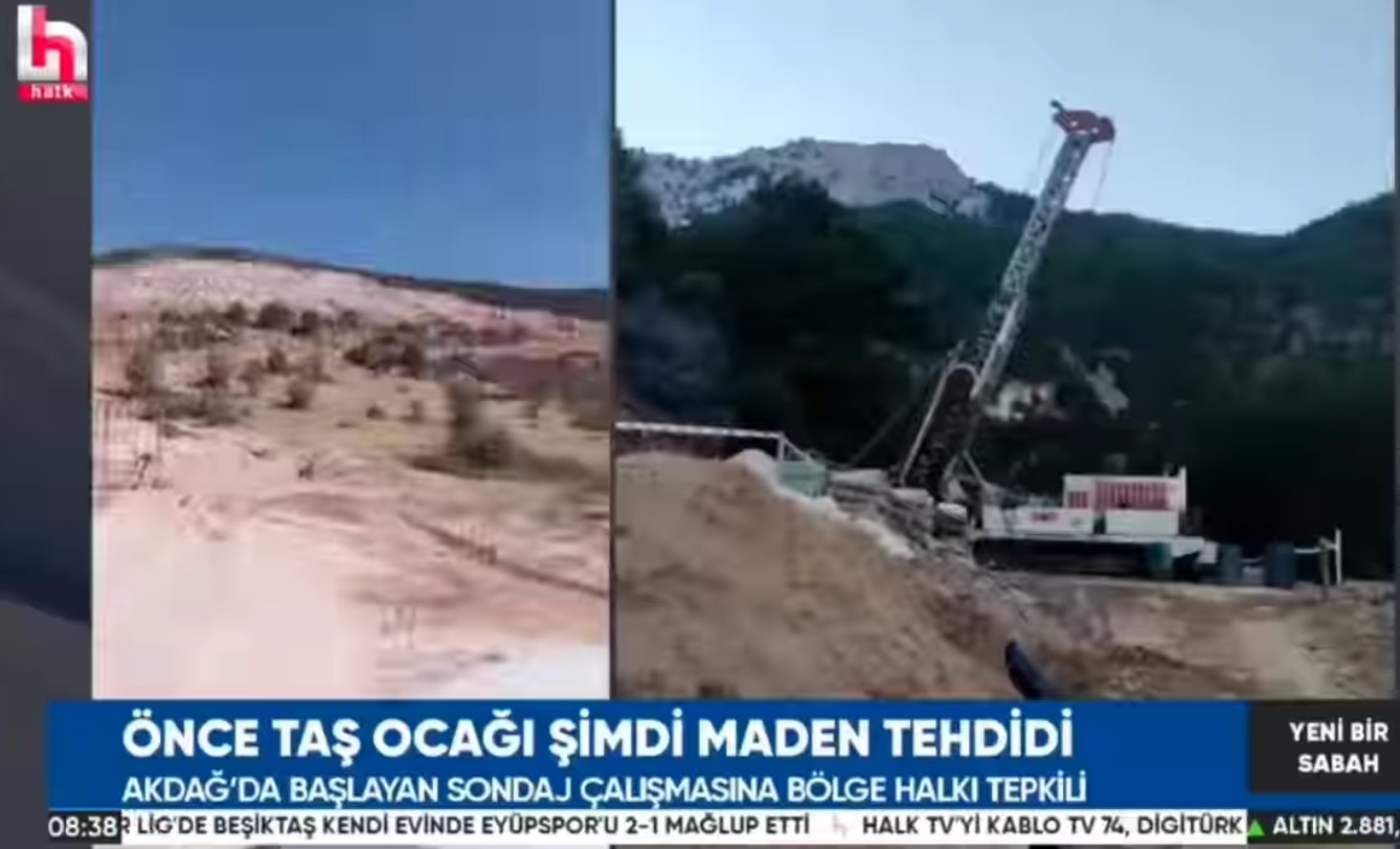 AKDAĞ’DA YAPILAN SONDAJ ULUSAL MEDYADA YER ALDI