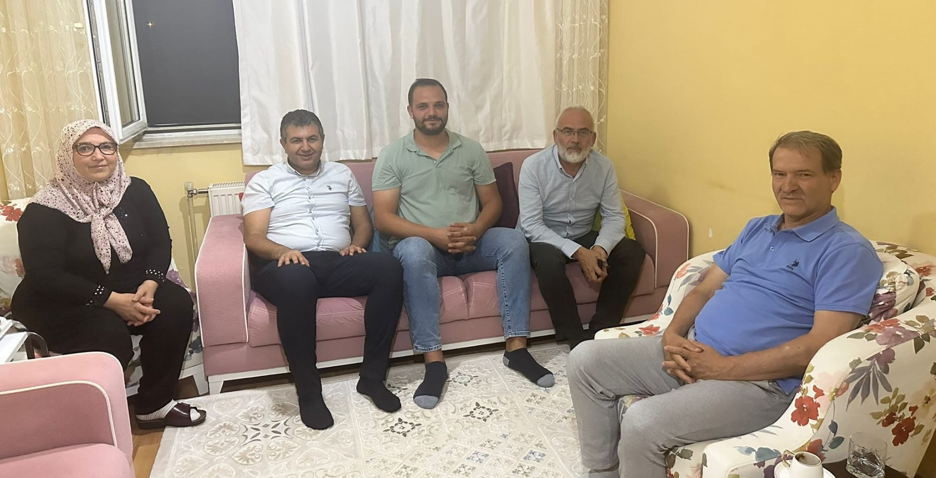 BAŞKAN AKEL’DEN VEFA,  BAYBAY MUSTAFA AKTUĞ’UN AİLESİNE ZİYARET