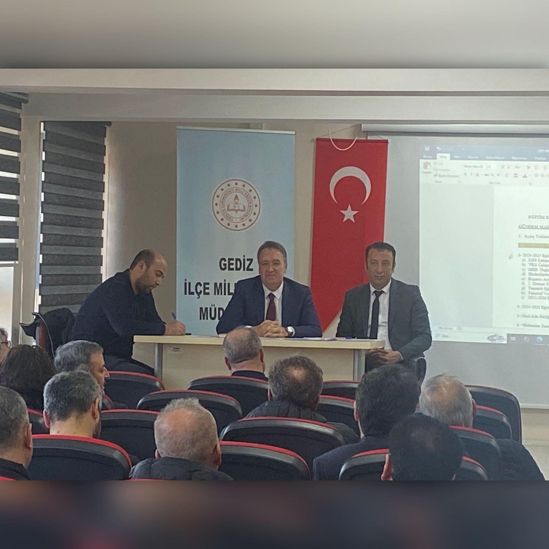 EĞİTİM KURUMU VE EĞİTİM BÖLGESİ MÜDÜRLER KURULU TOPLANTISI GERÇEKLEŞTİRİLDİ