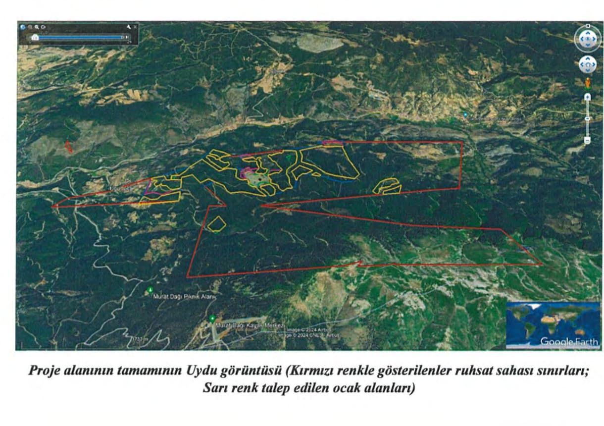 Murat Dağı’nda Maden Tehlikesi Büyüyor: Çevreciler ÇED Kararına Tepkili