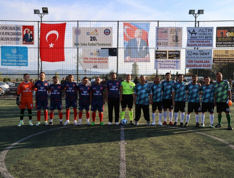 Gediz’de Geleneksel Halı Saha Turnuvası Coşkusu Başladı