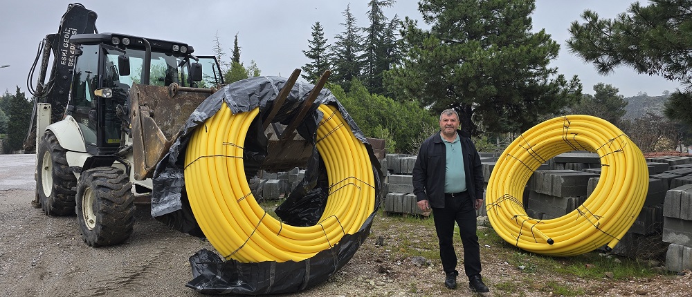 Eskigediz’de Doğalgaz Çalışmaları Yeniden Başladı