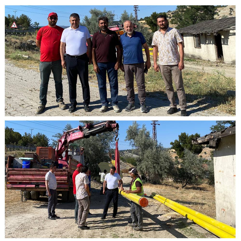Gediz Hacıbaba Mahallesi’nde Doğalgaz Çalışmaları Başladı!