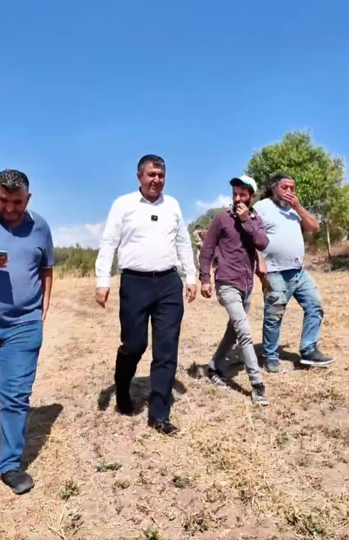 Gediz’de Hasat Coşkusu Başladı: Başkan Akel Çiftçilerin Yanında!