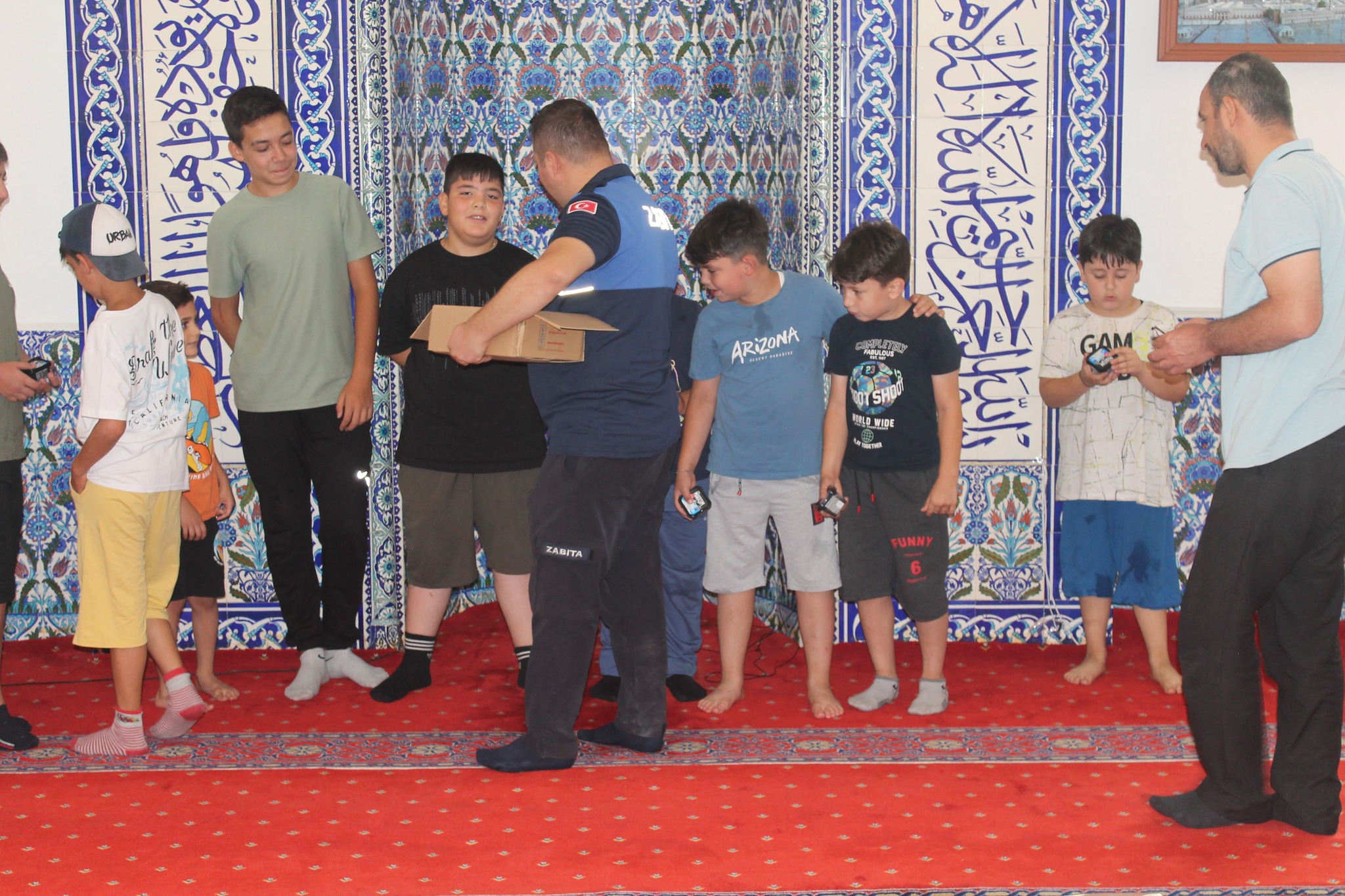 Eskigediz’de Yaz Kur’an Kursu Öğrencilerine Serinleten Sürpriz